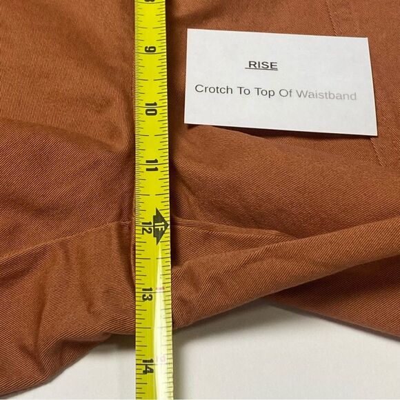 NWT A New Day Stretch Elastizado Slim High Rise Rust Colored Pants Women Size 12 - Picture 14 of 15